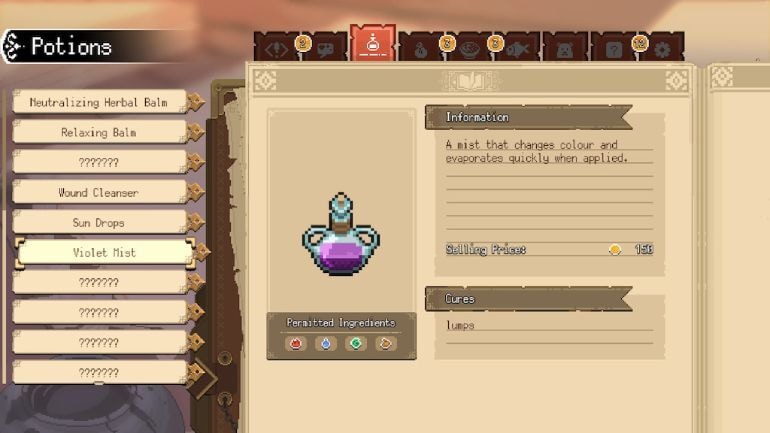 Potion Permit - potions