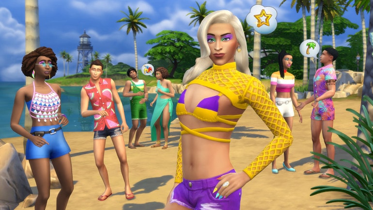 Комплект уличной одежды The Sims 4 Карнавал