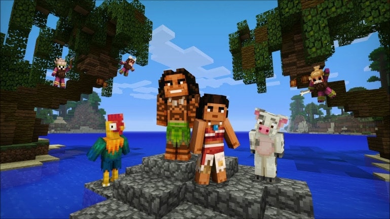 Minecraft Moana Character Pack