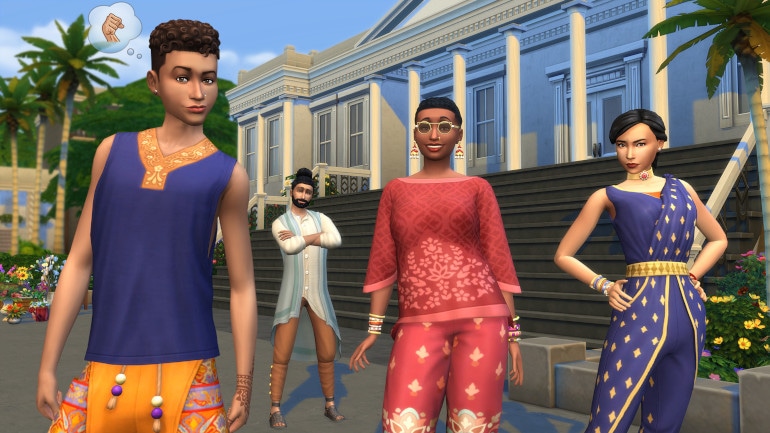 The Sims 4 Fashion Street Kit