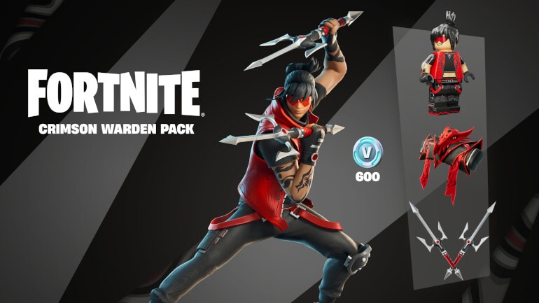 Fortnite - Crimson Warden Pack + 600 V-Buck