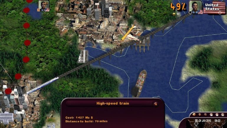 Masters of the World - Geopolitical Simulator 3 train