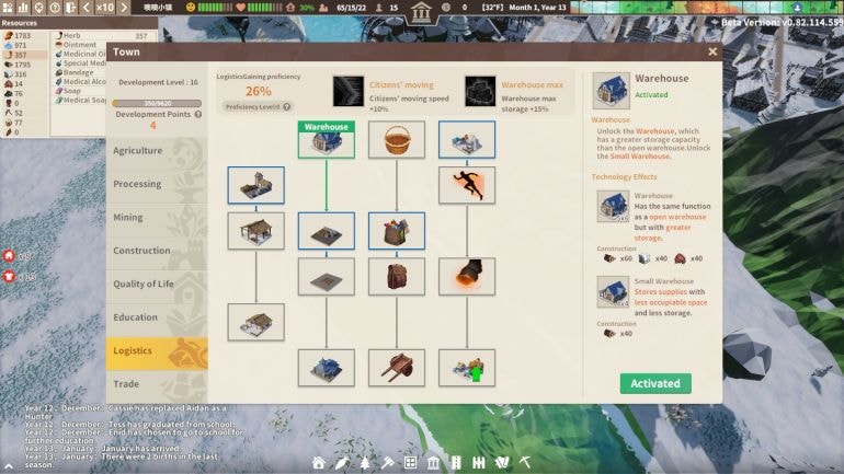 Settlement Survival gamescreen