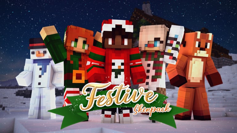Minecraft Festive Skin Pack