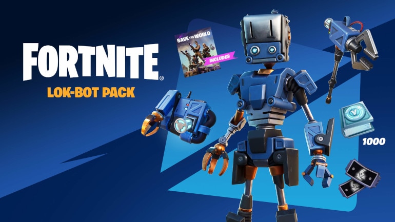 Fortnite - Lok-Bot Pack + 1000 V-Bucks