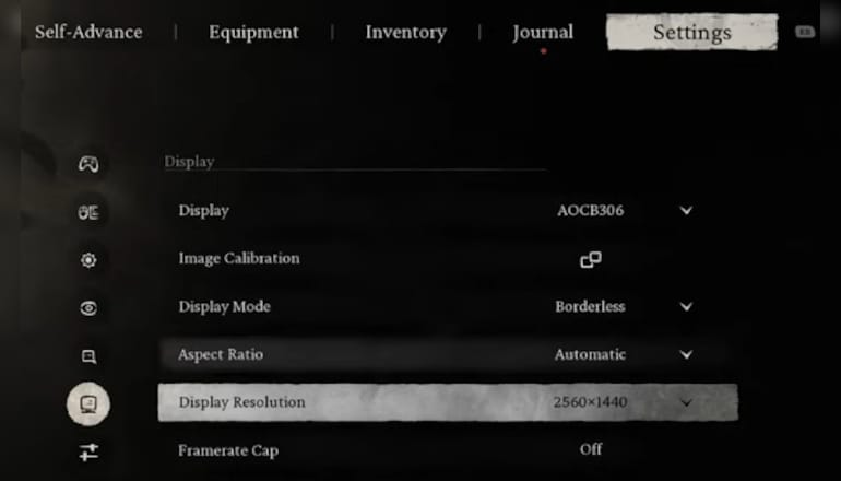 Settings in Black Myth Wukong