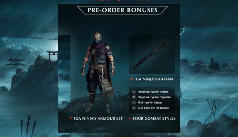 Rise of the Ronin - Pre order Bonus