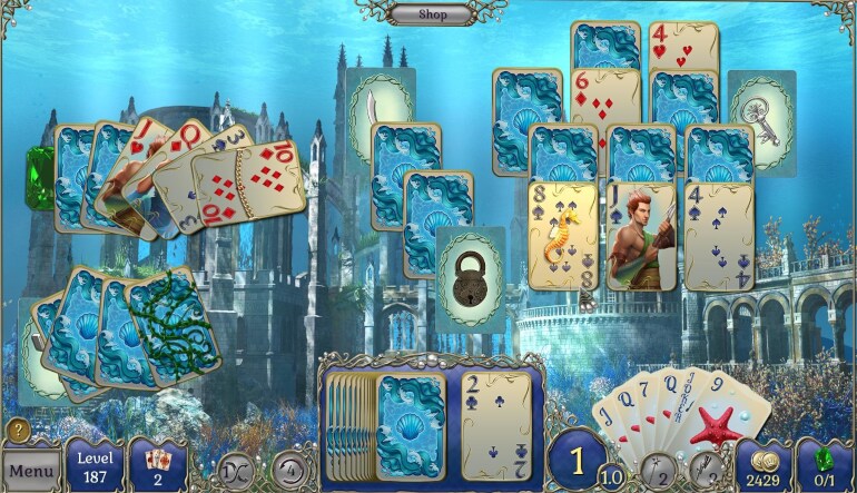 Jewel Match Atlantis Solitaire: Collector's Edition