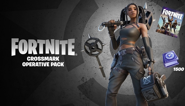 Fortnite - Crossmark Operative Pack + 1,500 V-Bucks