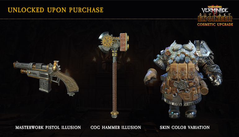 Warhammer: Vermintide 2 - Outcast Engineer Cosmetic Upgrade