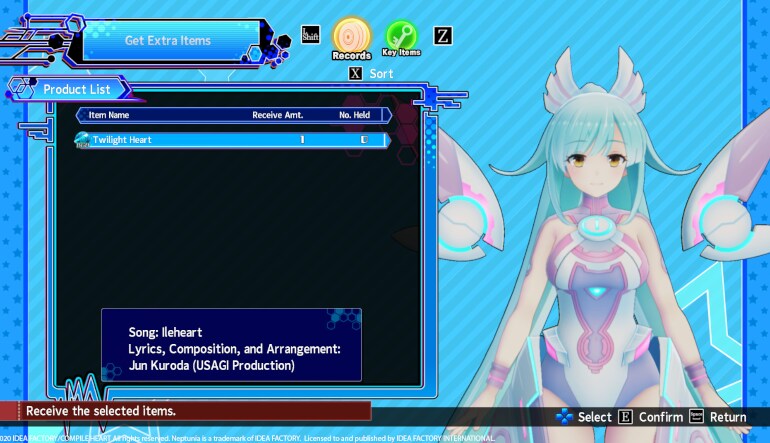 Neptunia Virtual Stars - In-game BGM Ileheart - "Twilight Heart"