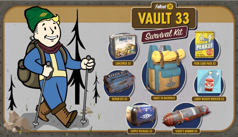 Fallout 76 - Vault 33 Survival Kit