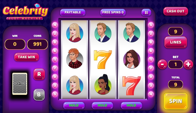 Celebrity Slot Machine