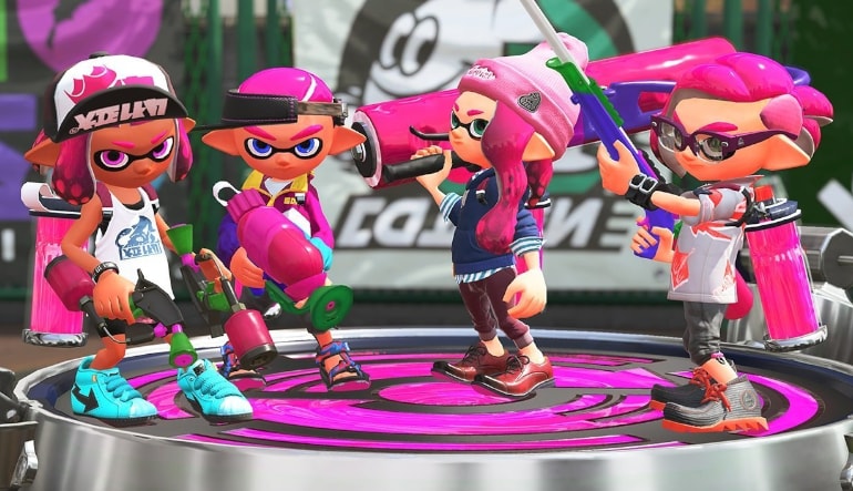 Amazon.co.jp: スプラトゥーン2 ランチクロス メインイラスト柄