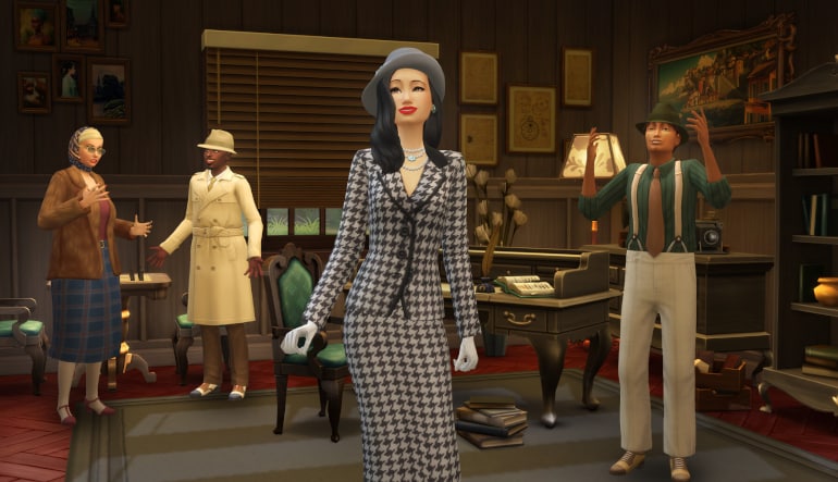 The Sims 4 Silver Screen Style Kit