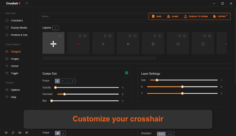 Crosshair X
