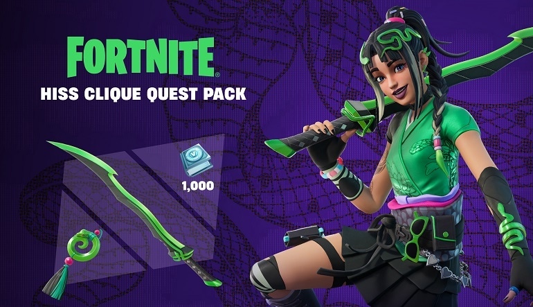 Fortnite - Hiss Clique Quest Pack