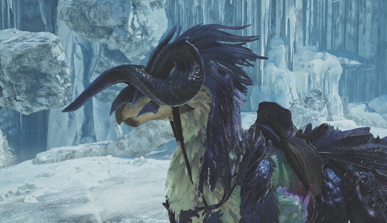 Monster Hunter Wilds - Seikret Decoration: Duskhorn Caparison