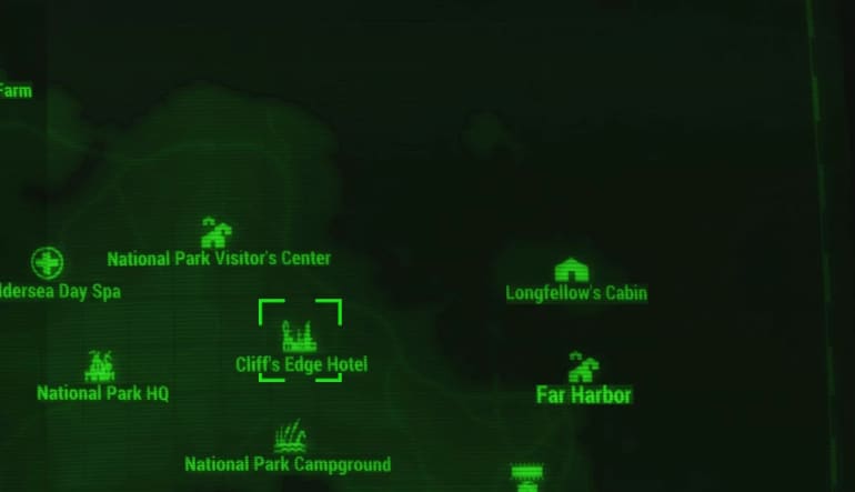 Map location of vault 88