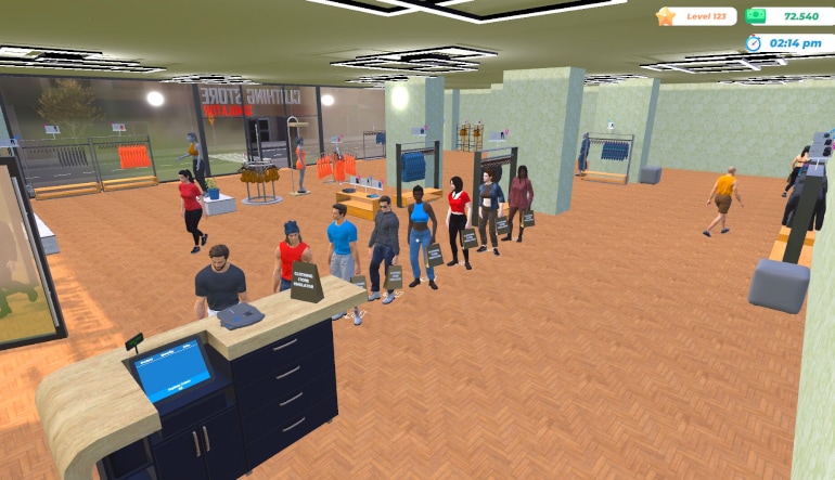 Clothing Store Simulator