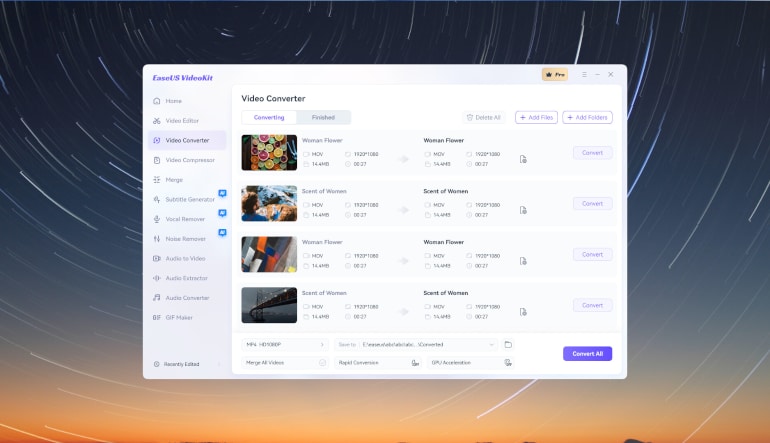 EaseUS VideoKit