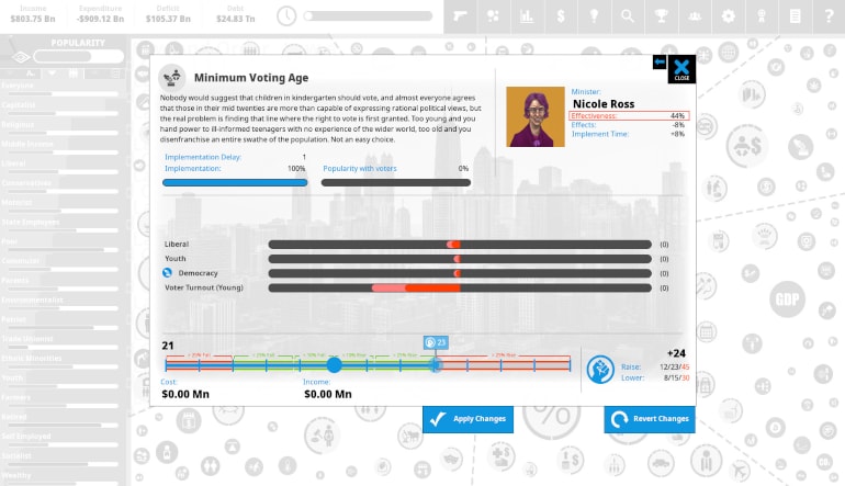 Democracy 4: Voting Systems