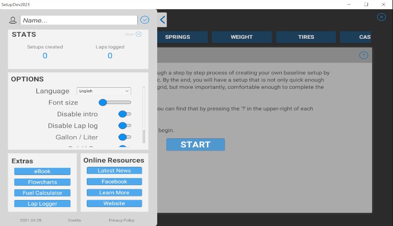 Setup Developer Tool 2021