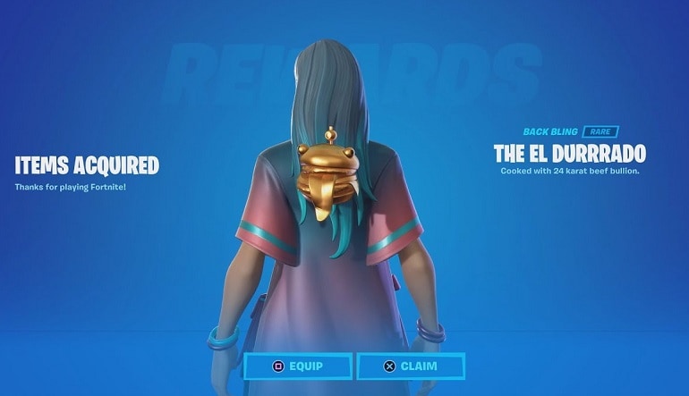Fortnite - El Durrrado Back Bling