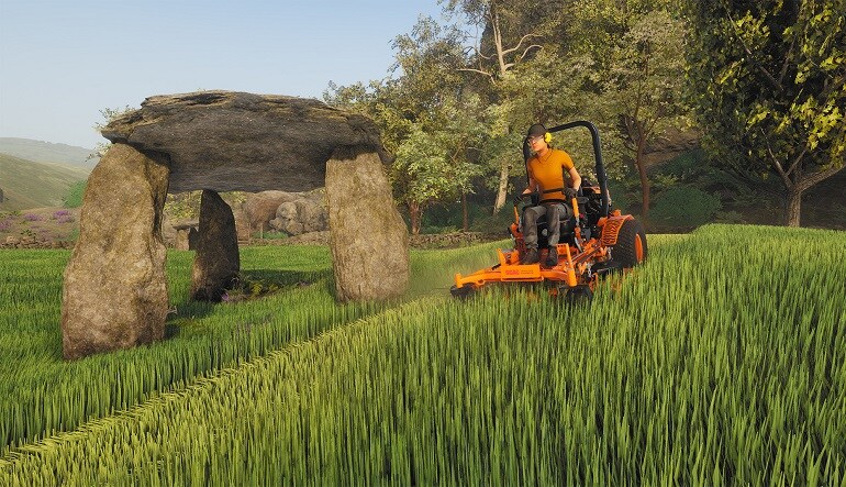 Lawn Mowing Simulator - Ancient Britain