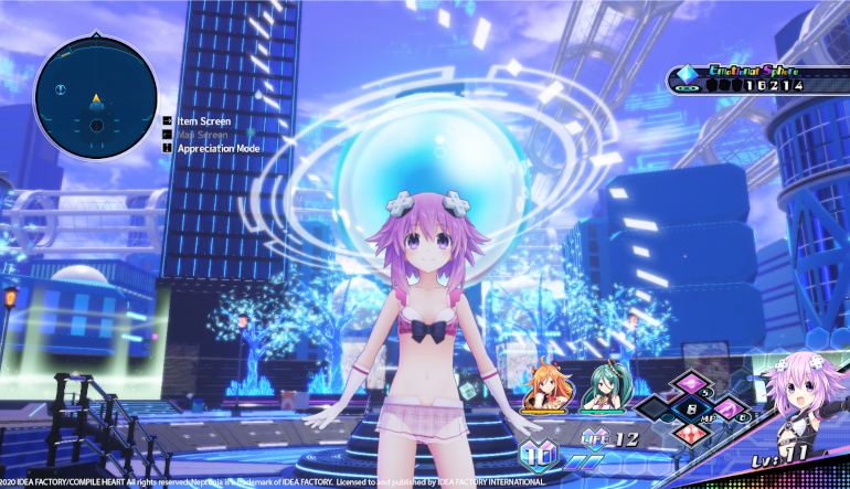 Neptunia Virtual Stars - Bikini Outfit: Goddess Set