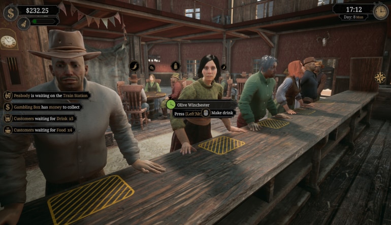 Saloon Simulator