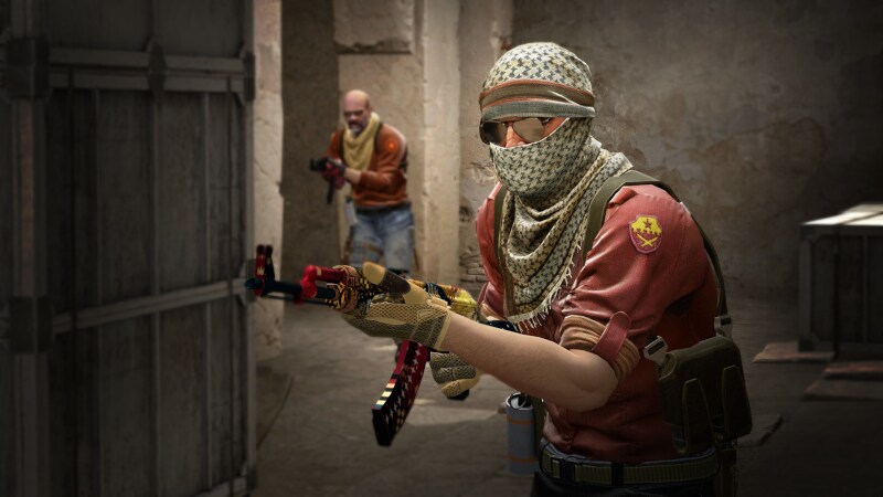 Counter-Strike, Counter-Strike: Global Offensive, 3D, AK-47, Glock 18, HD  wallpaper