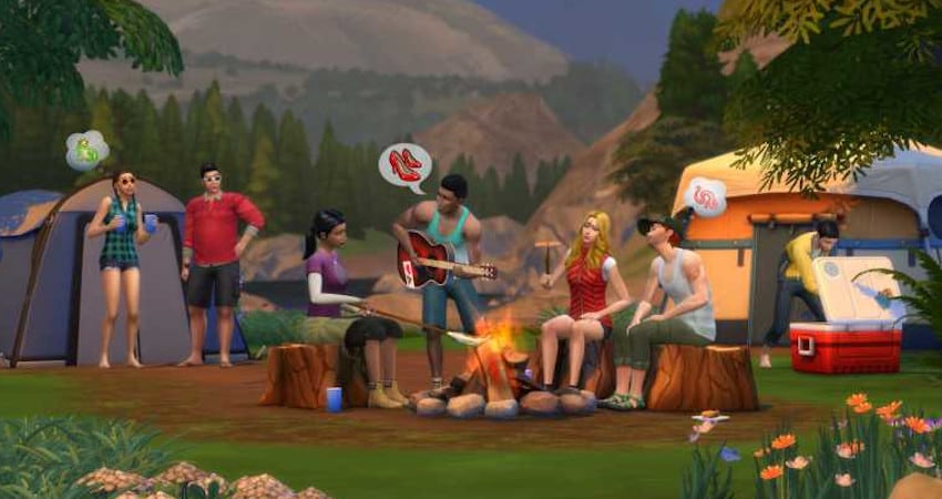 The Sims 4: Outdoor Retreat game