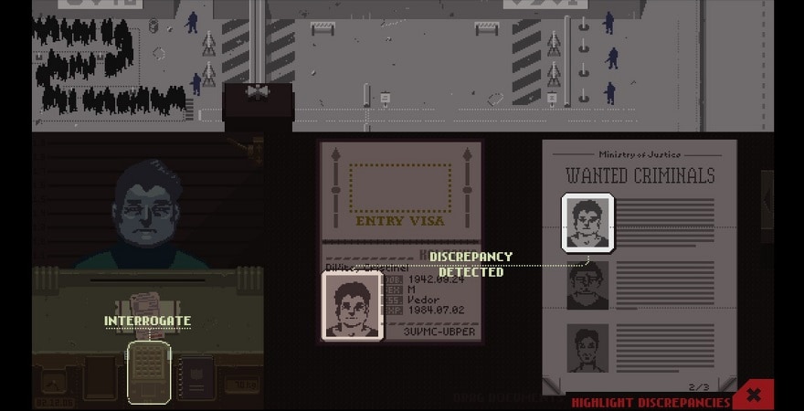 Papers, Please - gun
