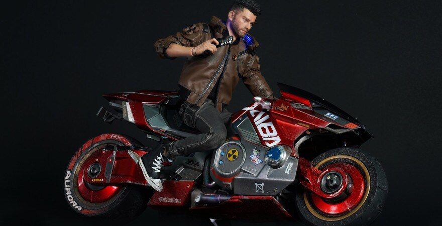 cyberpunk 2077 action figure