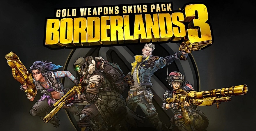 BORDERLANDS 3 - GOLD WEAPON SKINS PACK