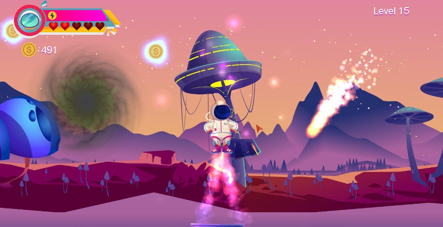 Jetpack astronaut