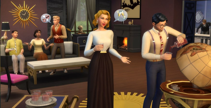 The Sims 4: Vintage Glamour Stuff
