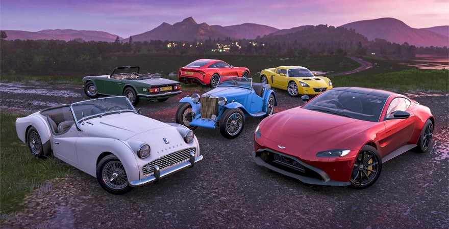 Forza Horizon 4: British Sports Cars Car Pack