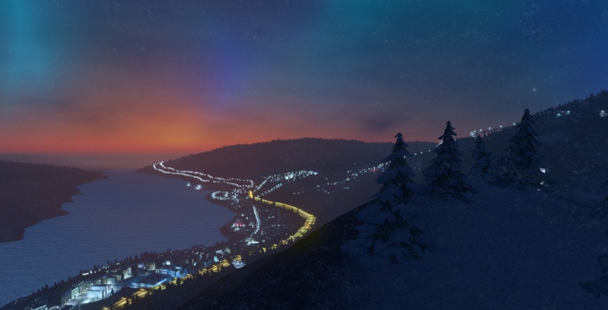 Cities: Skylines Snowfall