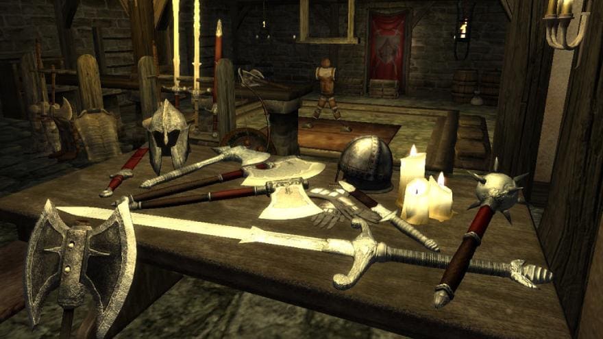 Weapons in Oblivion