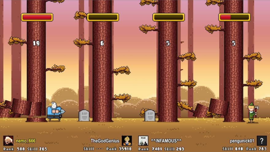Timberman game