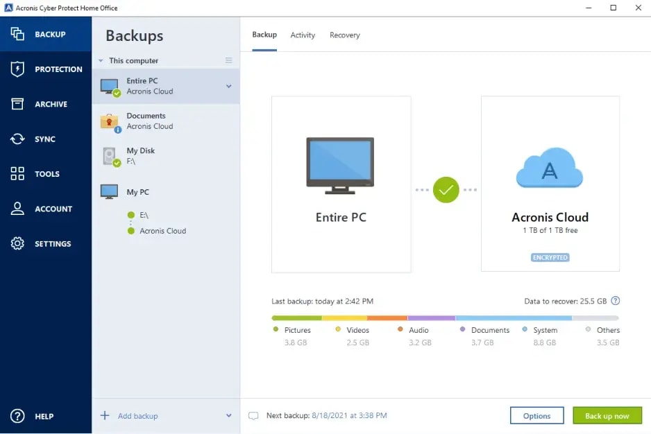 Acronis True Image Advanced